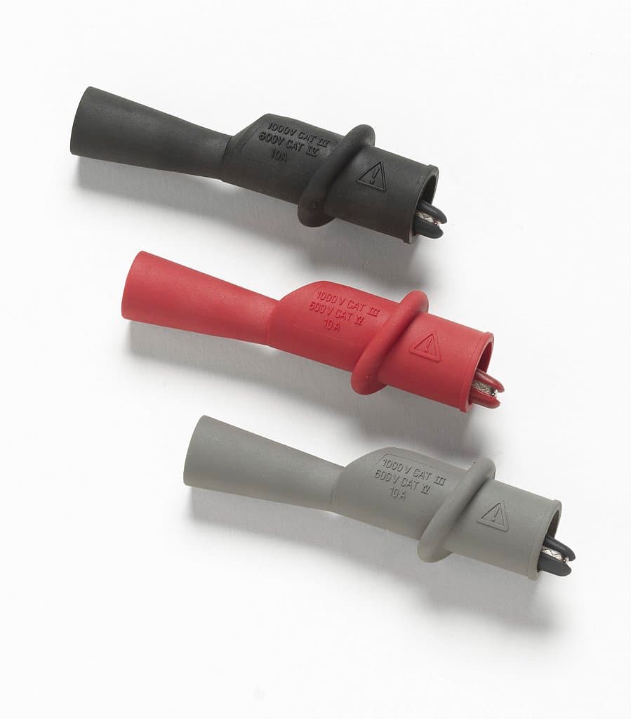FLUKE-AC120 - CLIP JACARÉ VERM CINZA PRETO